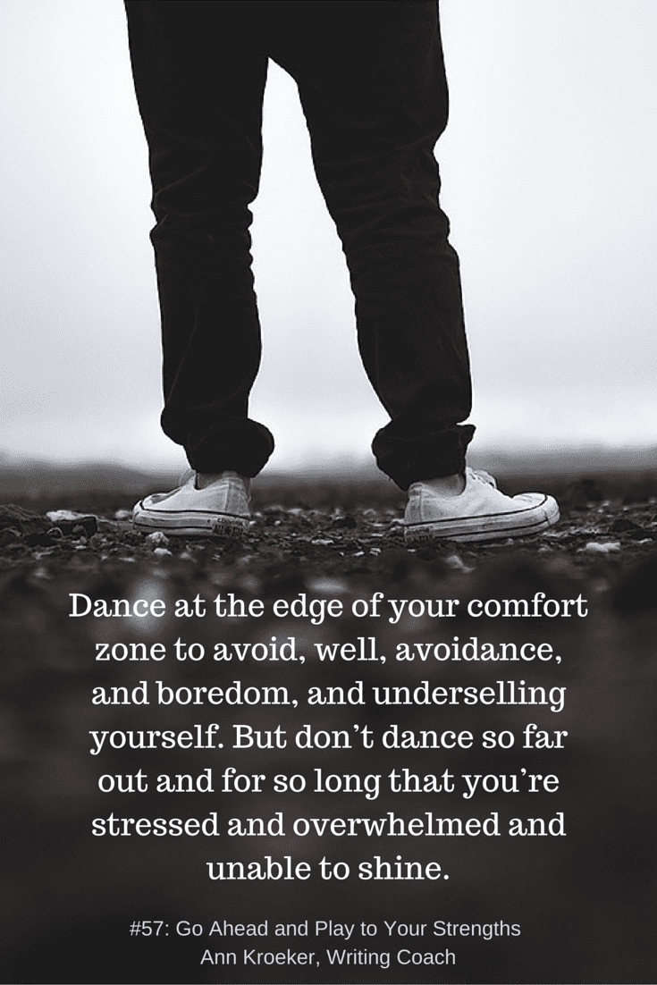 Dance at the edges of the comfort zone 