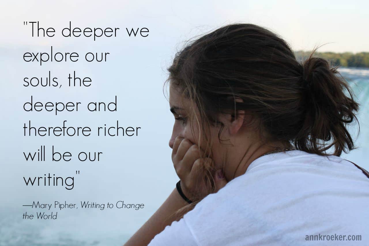 The deeper we explore our souls - Mary Pipher
