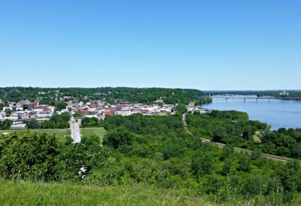 View from Lovers Leap - Mark Twain's Hannibal, Missouri