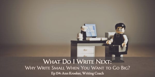 What to Write Next: Why Write Small When You Want to Go Big (Ep 134: Ann Kroeker, Writing Coach)