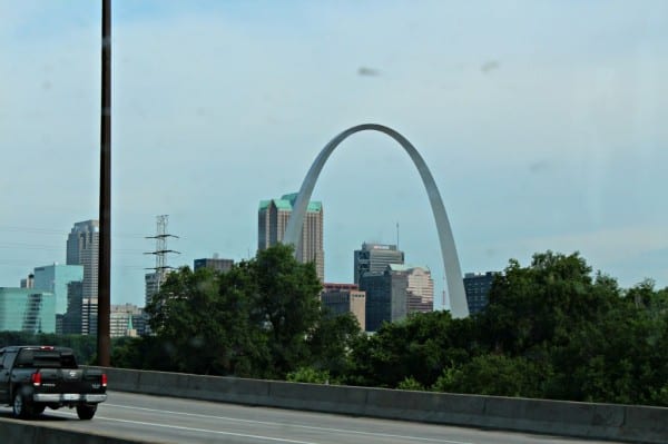 arch from RV window