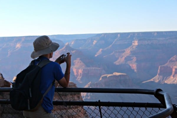 boy picture grand canyon