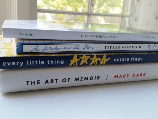 Books: Every Little Thing - The Art of Memoir - The Situation and the Story - How to Write a Poem - October 2015 Curiosity Journal, inquiry