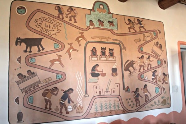 mural painted desert inn